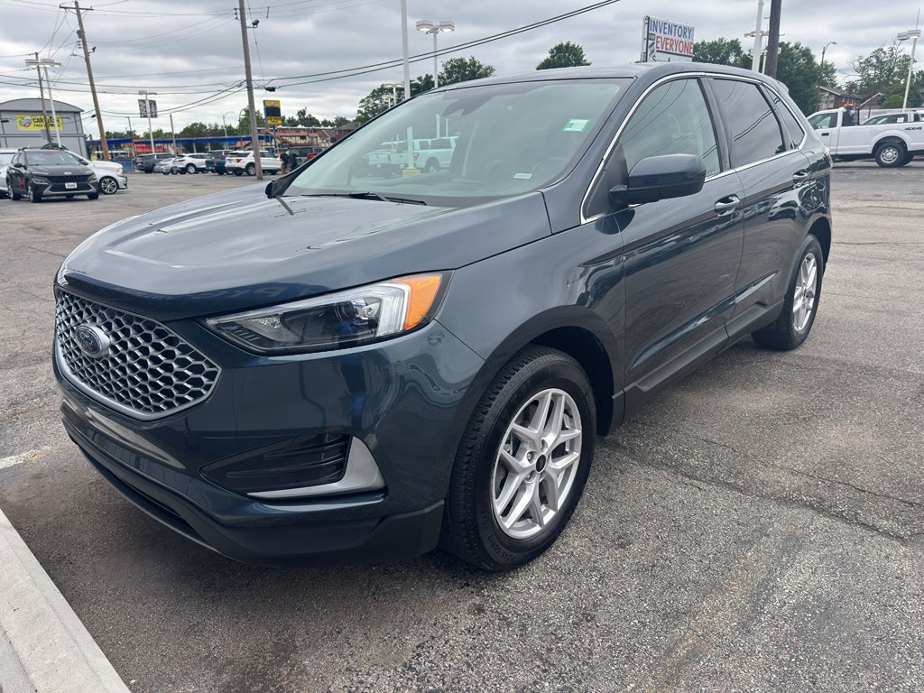 Stone Blue Metallic 2024 Ford Edge SUV / Crossover All-Wheel Drive 8-Speed Automatic