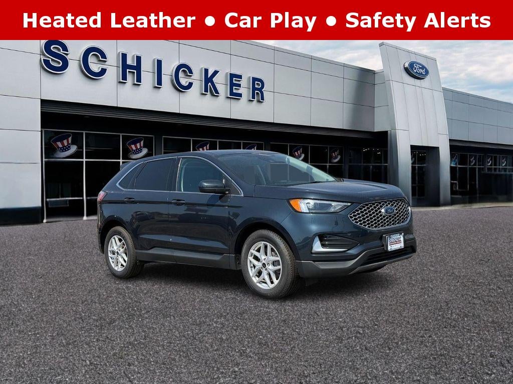 Stone Blue Metallic 2024 Ford Edge SUV / Crossover All-Wheel Drive 8-Speed Automatic