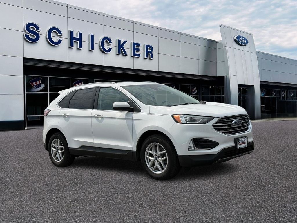 Oxford White 2022 Ford Edge SUV / Crossover All-Wheel Drive 8-Speed Automatic