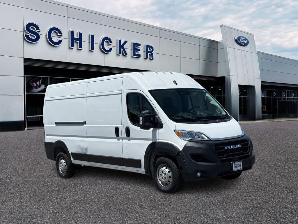 Bright White Clearcoat 2023 RAM ProMaster Van Front-Wheel Drive 9-Speed Automatic