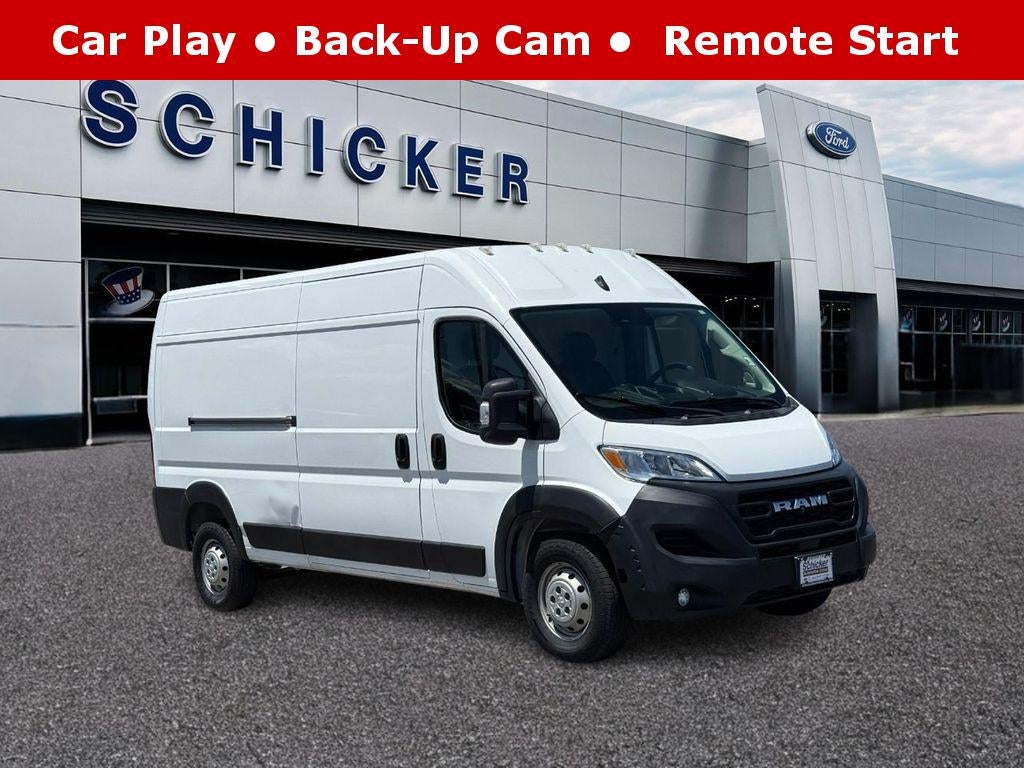 Bright White Clearcoat 2023 RAM ProMaster Van Front-Wheel Drive 9-Speed Automatic