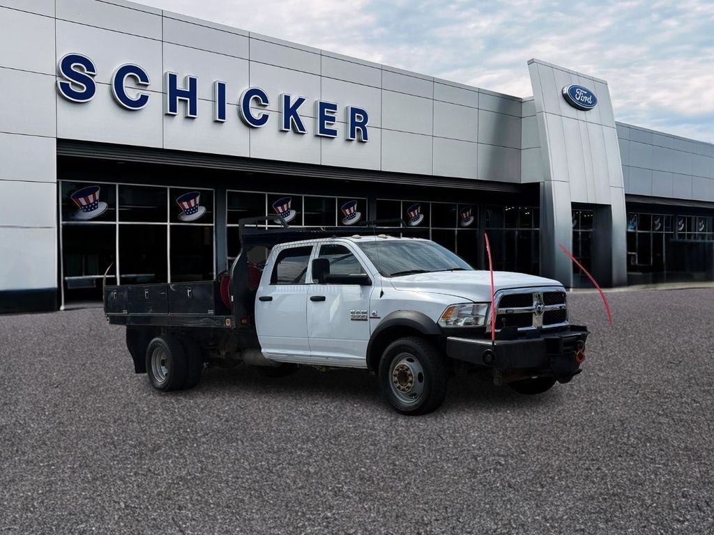 Bright White Clearcoat 2018 RAM 5500 Chassis Pickup Truck Four-Wheel Drive 6-Speed Automatic