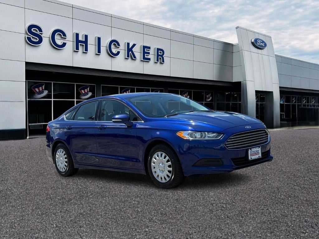 Deep Impact Blue 2015 Ford Fusion Sedan Front-Wheel Drive 6-Speed Automatic