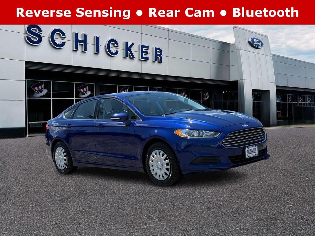 Deep Impact Blue 2015 Ford Fusion Sedan Front-Wheel Drive 6-Speed Automatic