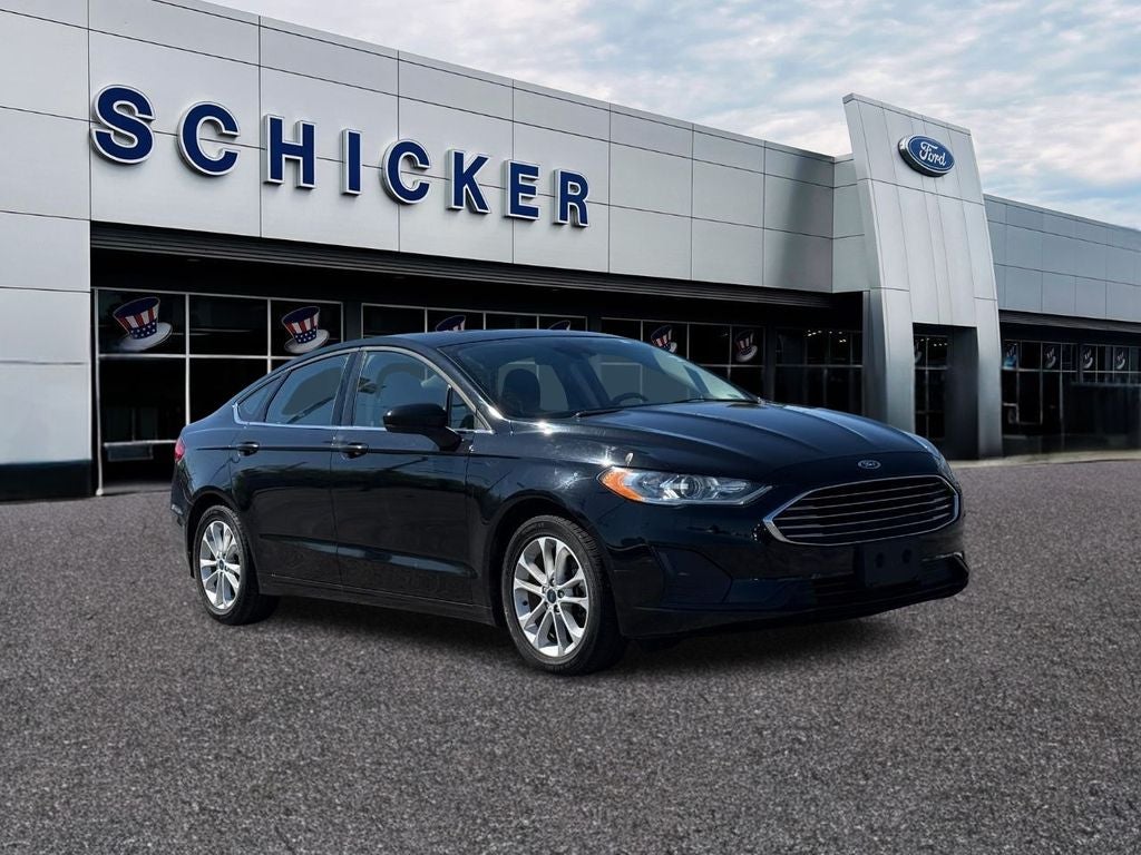 Agate Black 2020 Ford Fusion Sedan Front-Wheel Drive 6-Speed Automatic