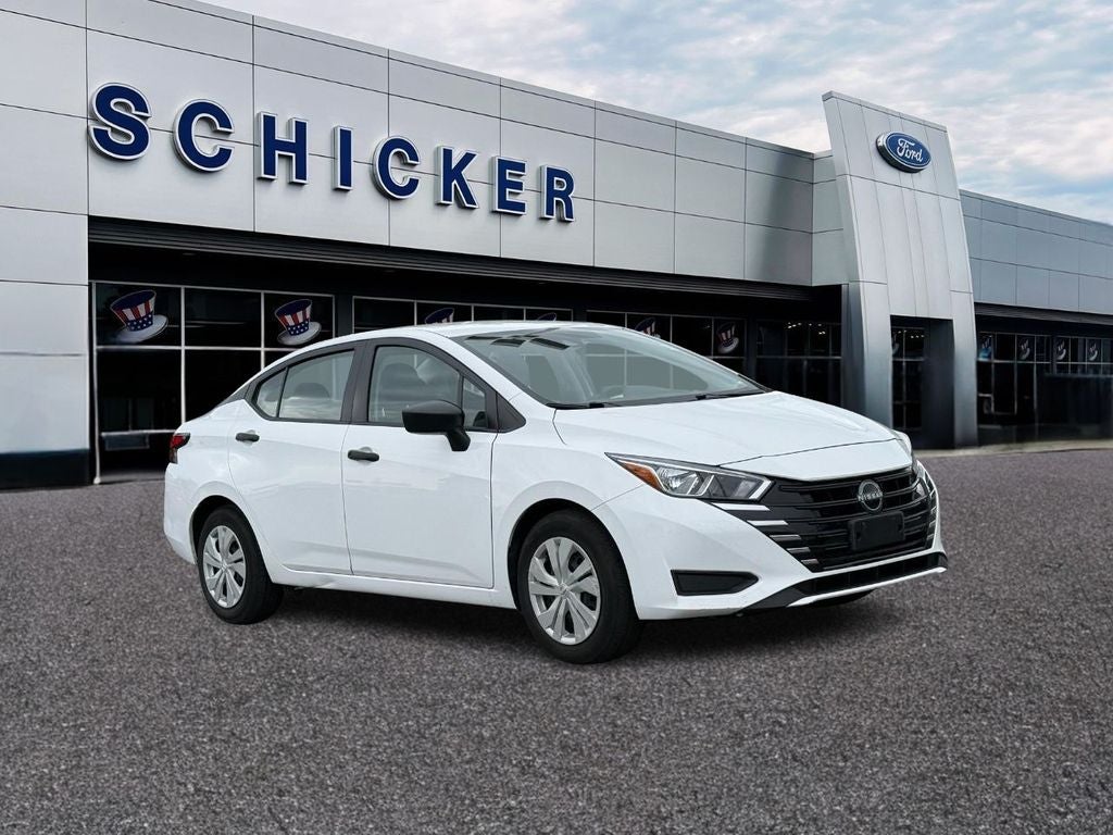White (Fresh Powder) 2023 Nissan Versa S FWD Sedan Front-Wheel Drive Continuously Variable Transmission