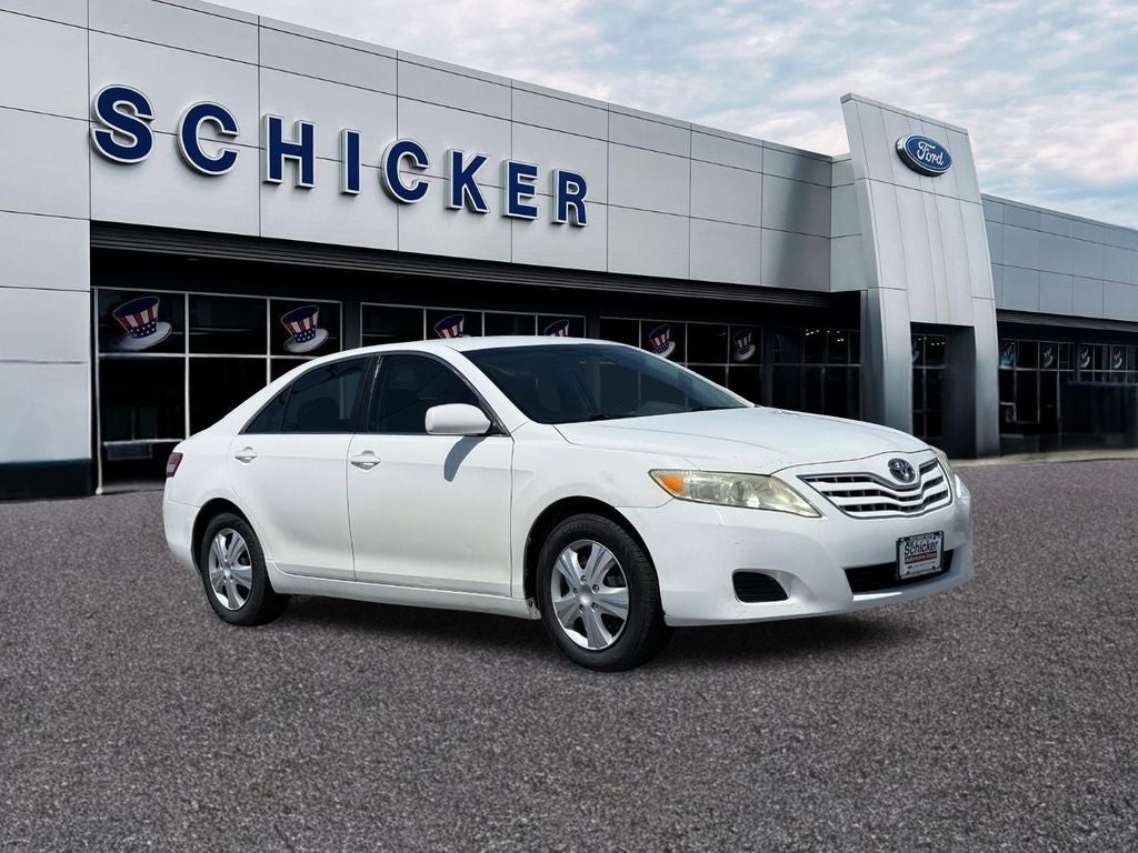 Super White 2010 Toyota Camry Sedan Front-Wheel Drive 6-Speed Automatic