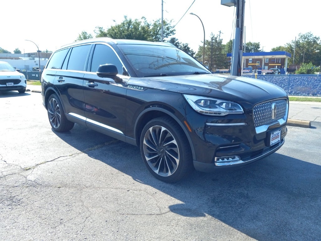 Infinite Black Metallic 2020 Lincoln Aviator SUV / Crossover All-Wheel Drive Automatic