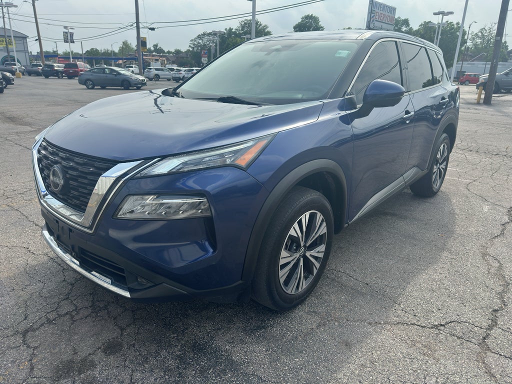 Caspian Blue Metallic 2021 Nissan Rogue SUV / Crossover All-Wheel Drive Continuously Variable Transmission
