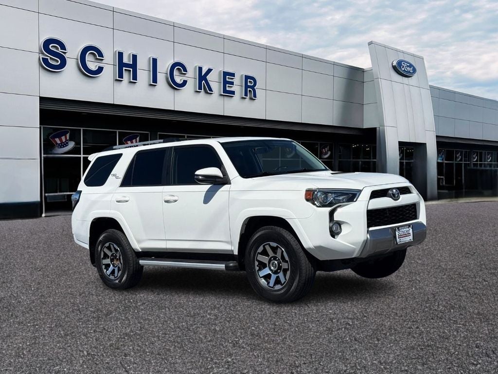 Super White 2018 Toyota 4Runner TRD Off-Road Premium 4WD SUV / Crossover Four-Wheel Drive 5-Speed Automatic
