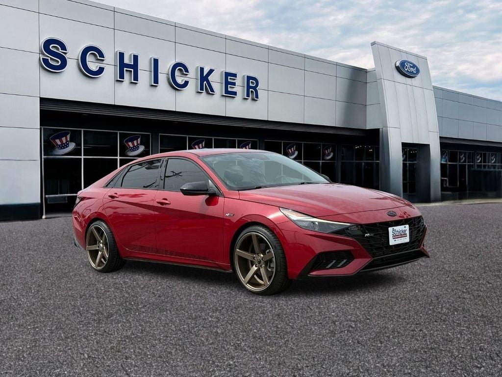 Scarlet Red Pearl 2022 Hyundai Elantra Sedan Front-Wheel Drive 7-Speed Automatic