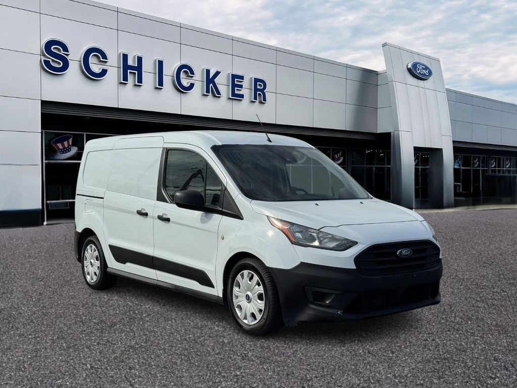 Frozen White 2021 Ford Transit Connect Van Front-Wheel Drive 8-Speed Automatic
