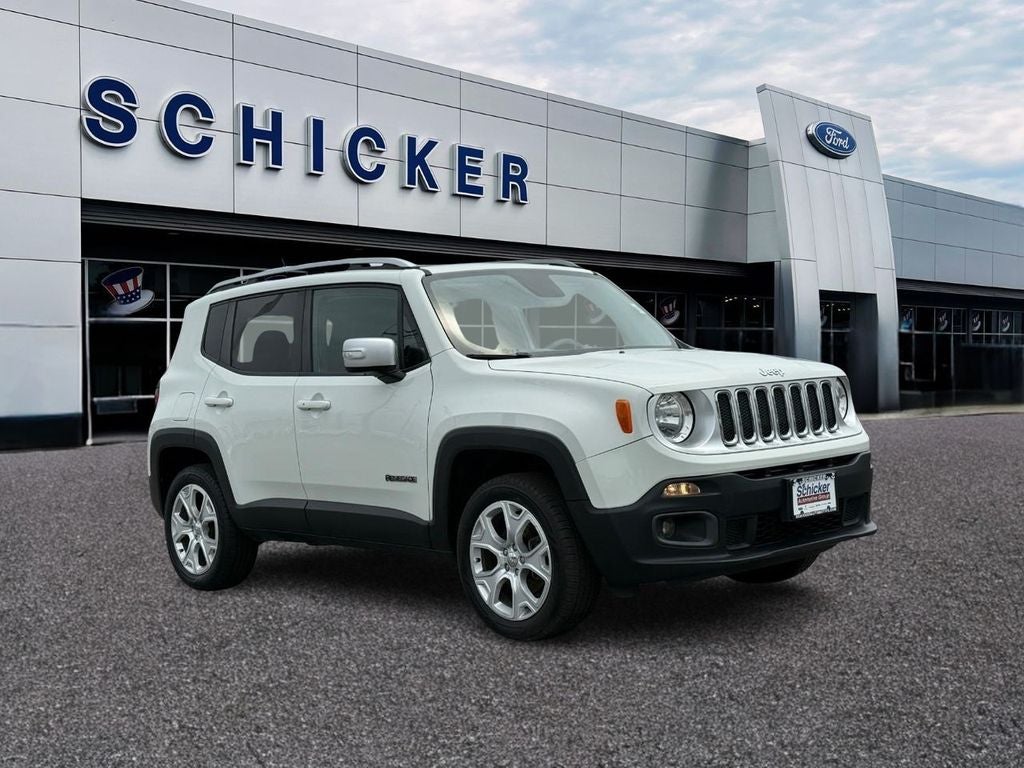 Alpine White 2017 Jeep Renegade SUV / Crossover Four-Wheel Drive 9-Speed Automatic