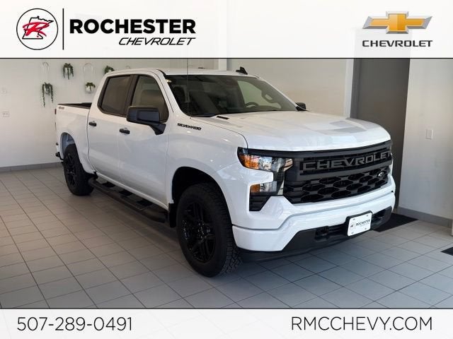 Summit White 2026 Chevrolet Silverado 1500 Pickup Truck Four-Wheel Drive Automatic