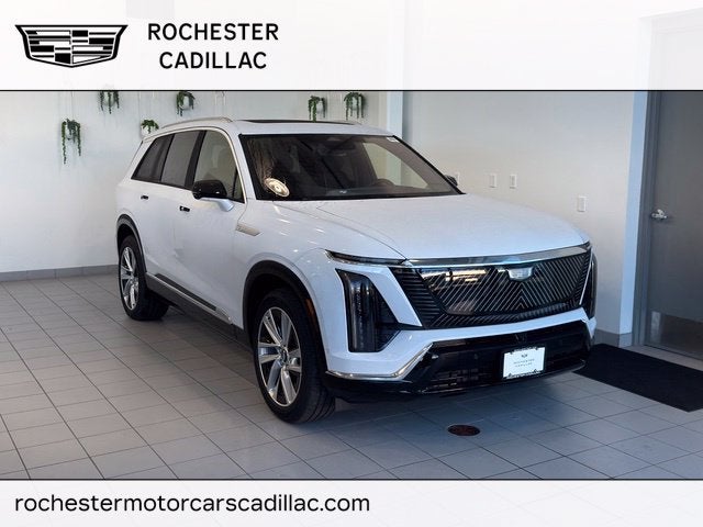 Vibrant White Tricoat 2027 Cadillac VISTIQ SUV / Crossover All-Wheel Drive Automatic