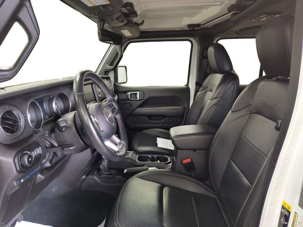 Used 2022 Bright White Clearcoat Jeep Unlimited Sahara 4x4 image 10
