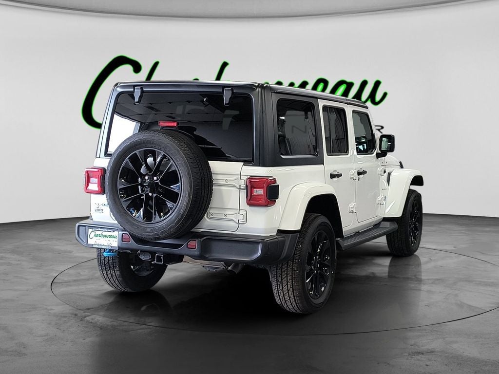 Used 2022 Bright White Clearcoat Jeep Unlimited Sahara 4x4 image 5