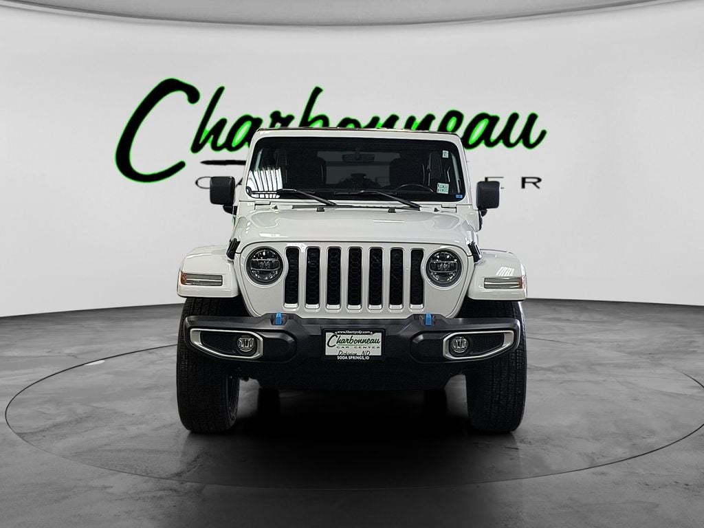 Used 2022 Bright White Clearcoat Jeep Unlimited Sahara 4x4 image 8
