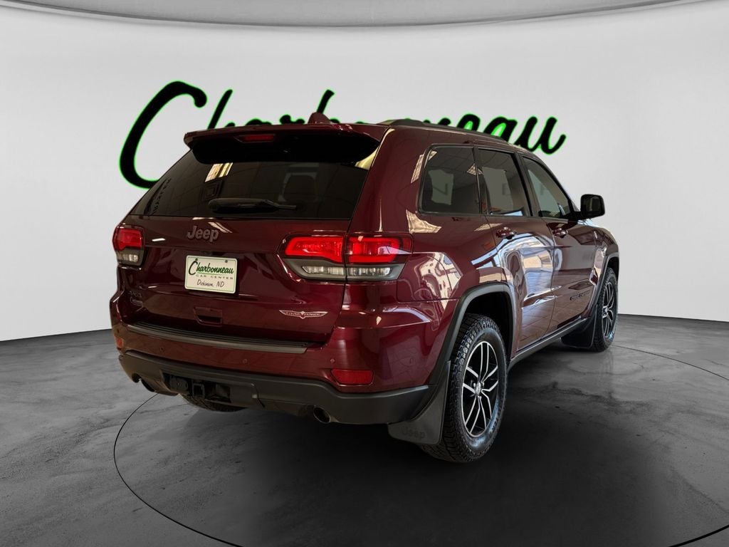 Used 2017 Velvet Red Pearlcoat Jeep Trailhawk 4x4 image 5