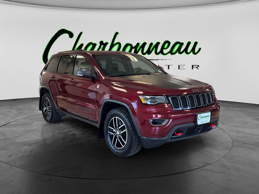 Used 2017 Velvet Red Pearlcoat Jeep Trailhawk 4x4 image 7