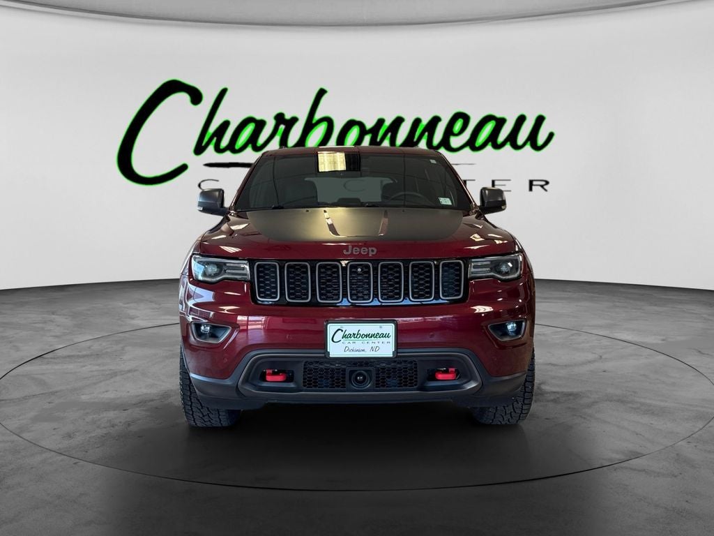 Used 2017 Velvet Red Pearlcoat Jeep Trailhawk 4x4 image 8