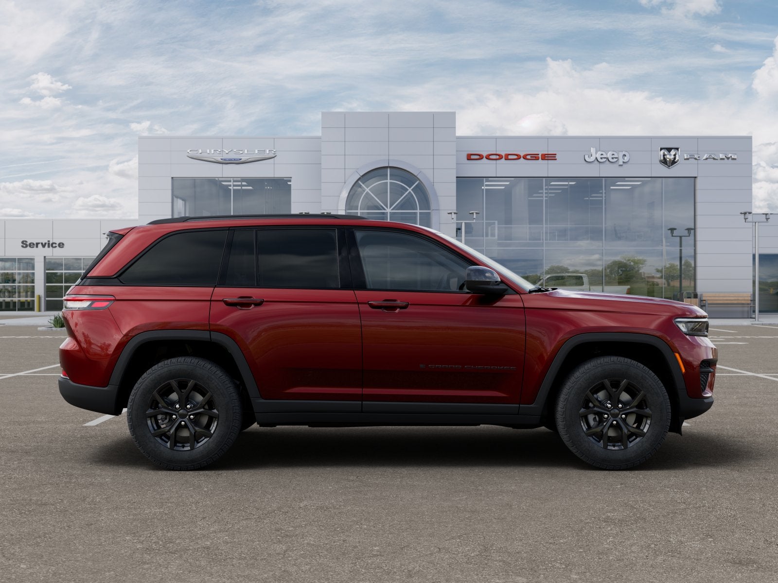 New 2025 Velvet Red Pearl-Coat Exterior Paint Jeep GRAND CHEROKEE ALTITUDE X 4X4 image 26