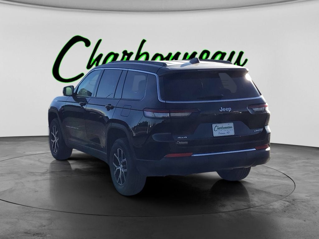 New 2025 Diamond Black Crystal Pearl-Coat Exterior Paint Jeep GRAND CHEROKEE L LIMITED 4X4 image 3
