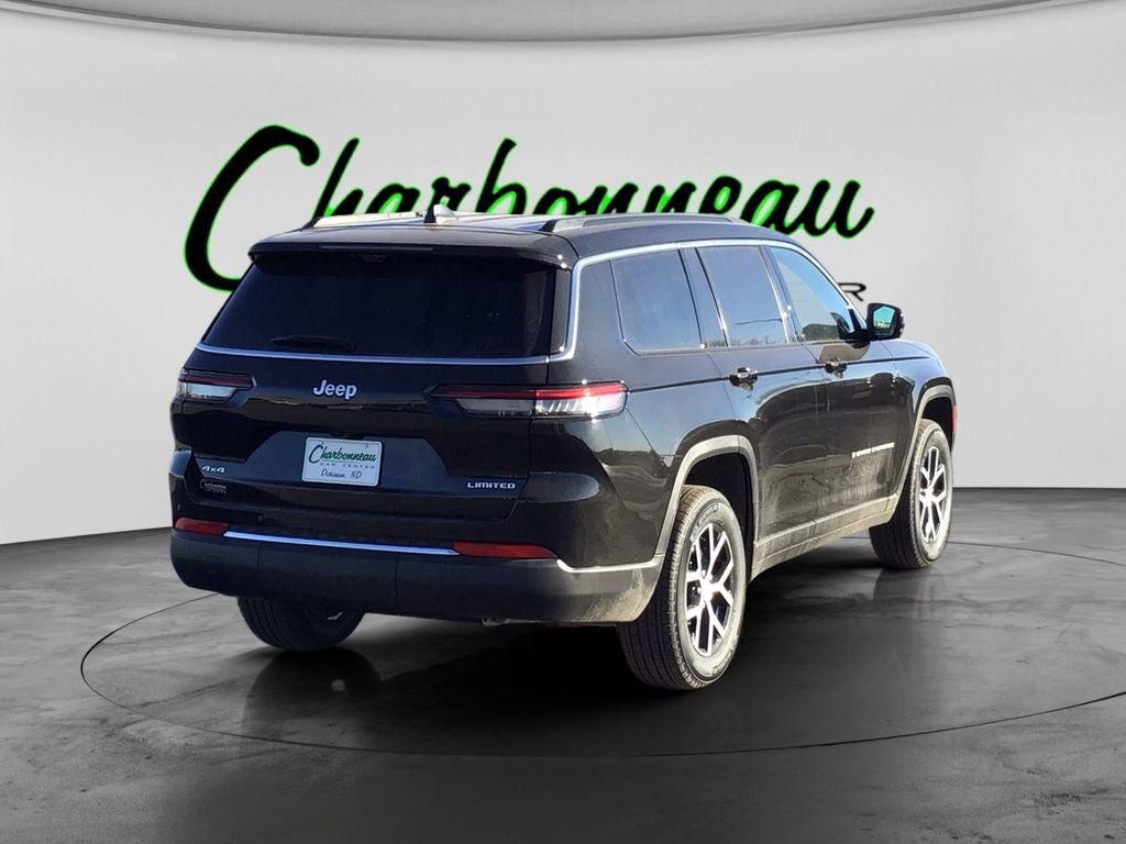 New 2025 Diamond Black Crystal Pearl-Coat Exterior Paint Jeep GRAND CHEROKEE L LIMITED 4X4 image 5