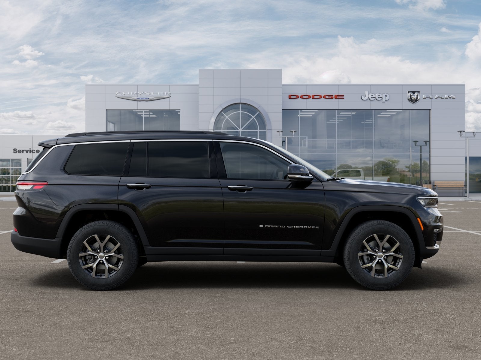 New 2025 Diamond Black Crystal Pearl-Coat Exterior Paint Jeep GRAND CHEROKEE L LIMITED 4X4 image 26