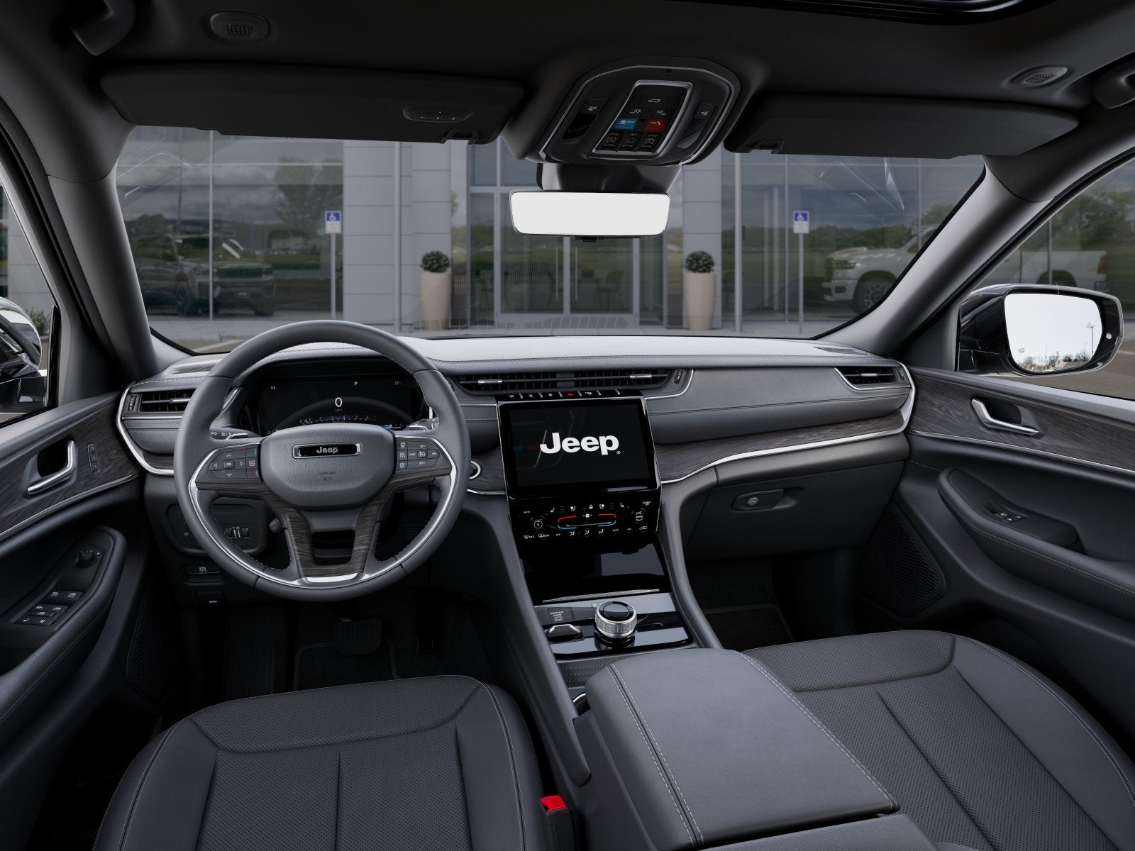 New 2025 Diamond Black Crystal Pearl-Coat Exterior Paint Jeep GRAND CHEROKEE L LIMITED 4X4 image 22