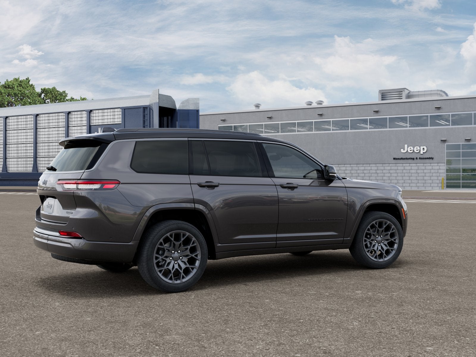 New 2026 Baltic Gray Metallic Clear-Coat Exterior Paint Jeep GRAND CHEROKEE L SUMMIT 4X4 image 11
