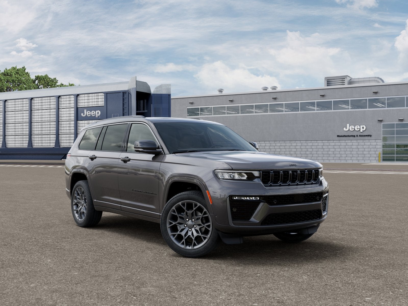 New 2026 Baltic Gray Metallic Clear-Coat Exterior Paint Jeep GRAND CHEROKEE L SUMMIT 4X4 image 12