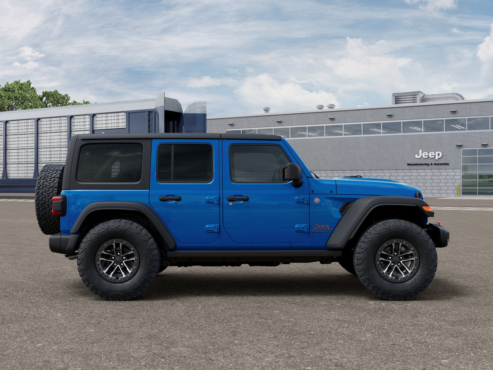 New 2026 Hydro Blue Pearl-Coat Exterior Paint Jeep WRANGLER 4-DOOR RUBICON image 21
