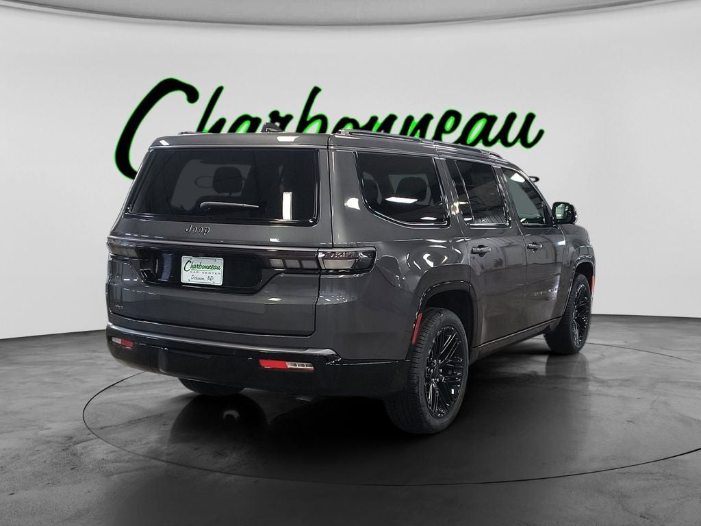 New 2026 Baltic-Gray Metallic Clear-Coat Exterior Paint Jeep GRAND WAGONEER LIMITED RESERVE 4X4 image 5