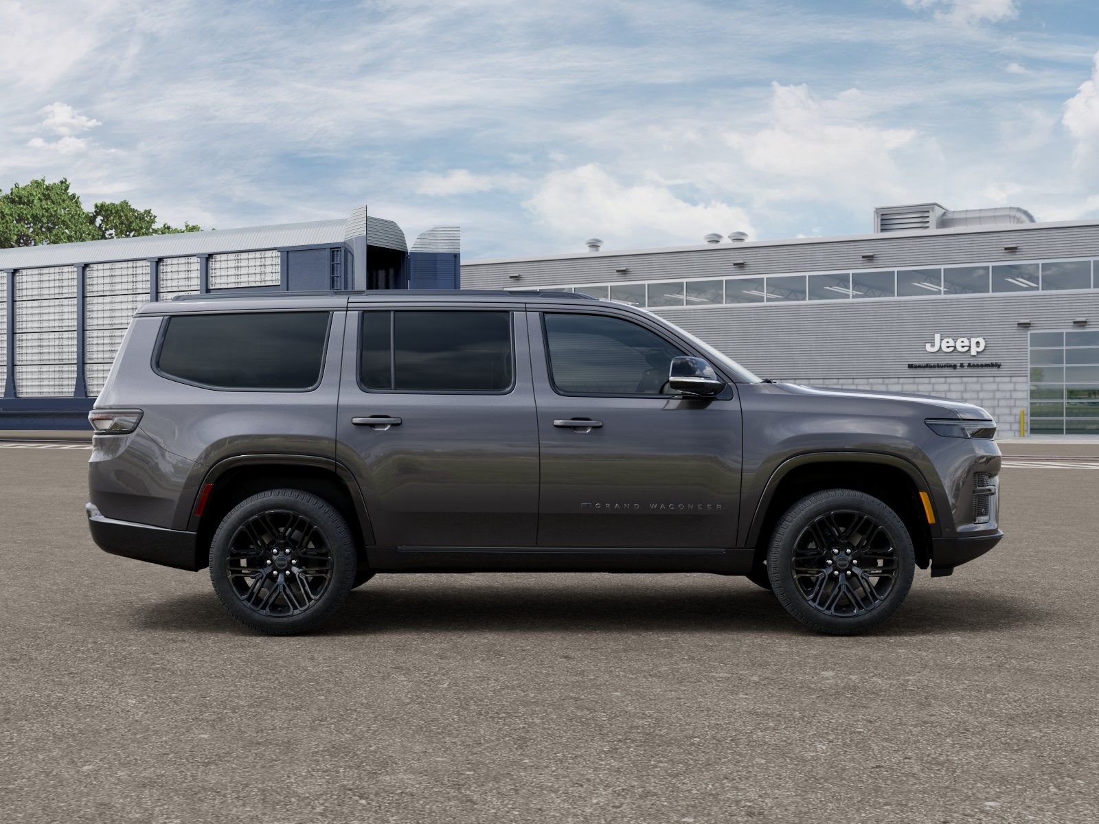 New 2026 Baltic-Gray Metallic Clear-Coat Exterior Paint Jeep GRAND WAGONEER LIMITED RESERVE 4X4 image 33