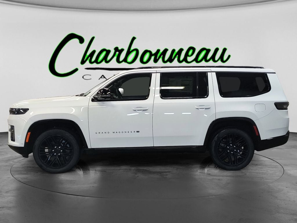 New 2026 Bright White Clear-Coat Exterior Paint Jeep GRAND WAGONEER LIMITED RESERVE 4X4 image 2