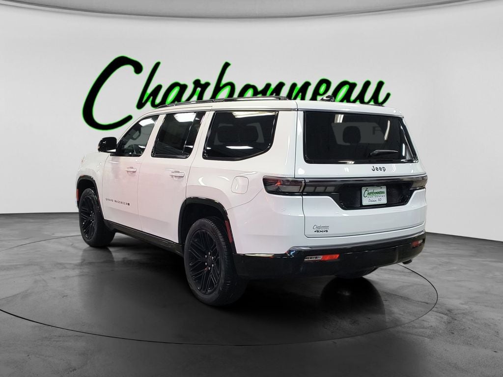 New 2026 Bright White Clear-Coat Exterior Paint Jeep GRAND WAGONEER LIMITED RESERVE 4X4 image 3
