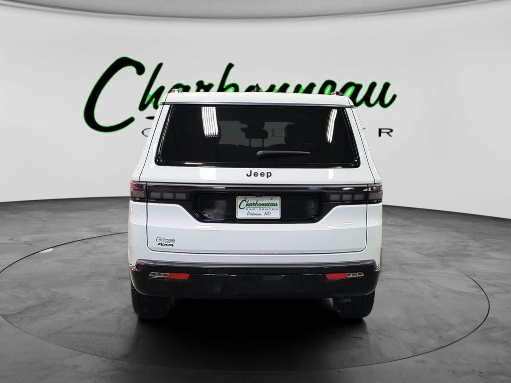 New 2026 Bright White Clear-Coat Exterior Paint Jeep GRAND WAGONEER LIMITED RESERVE 4X4 image 4