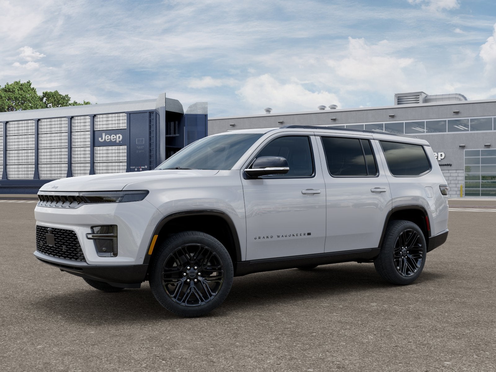 New 2026 Bright White Clear-Coat Exterior Paint Jeep GRAND WAGONEER LIMITED RESERVE 4X4 image 8
