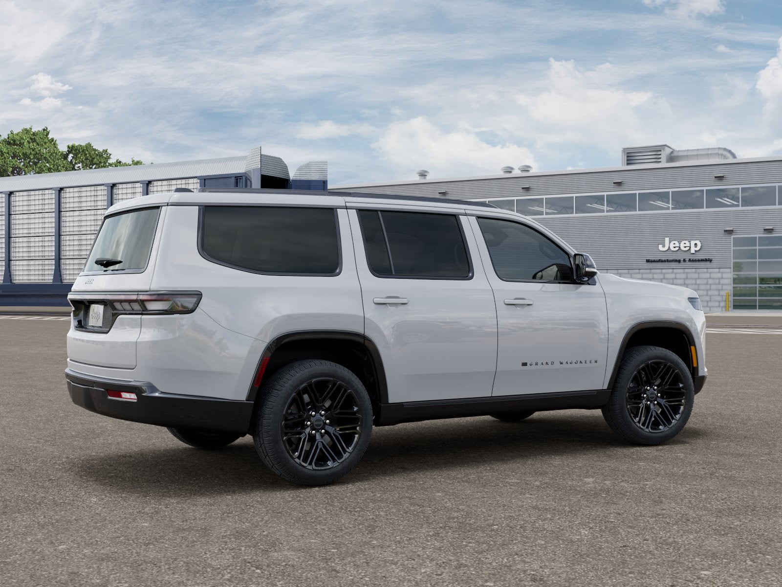 New 2026 Bright White Clear-Coat Exterior Paint Jeep GRAND WAGONEER LIMITED RESERVE 4X4 image 9