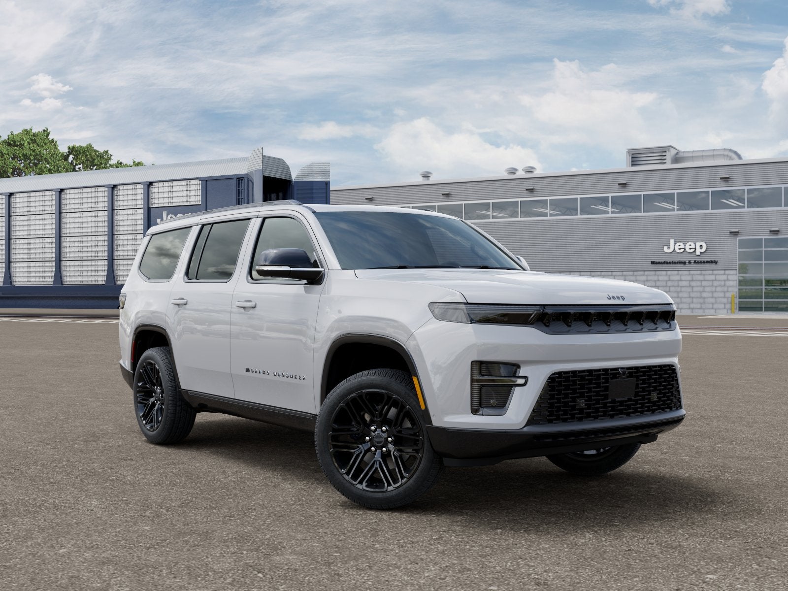 New 2026 Bright White Clear-Coat Exterior Paint Jeep GRAND WAGONEER LIMITED RESERVE 4X4 image 10