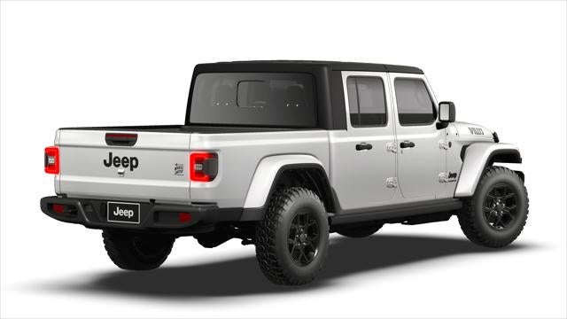 New 2026 Bright White Clear-Coat Exterior Paint Jeep GLADIATOR WILLYS 4X4 image 2