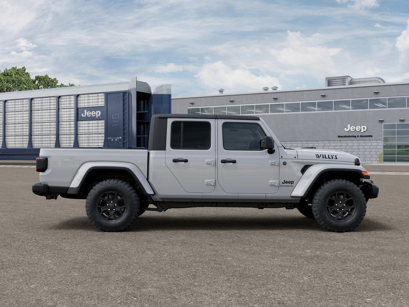 New 2026 Bright White Clear-Coat Exterior Paint Jeep GLADIATOR WILLYS 4X4 image 21