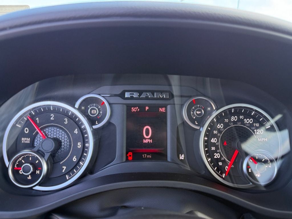 New 2026 Bright White Clear-Coat Exterior Paint RAM RAM 1500 BIG HORN CREW CAB 4X4 5