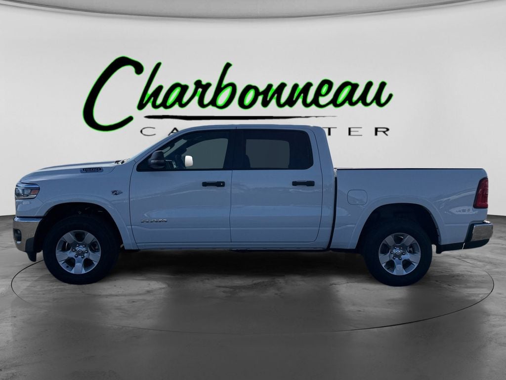 New 2026 Bright White Clear-Coat Exterior Paint RAM RAM 1500 BIG HORN CREW CAB 4X4 5