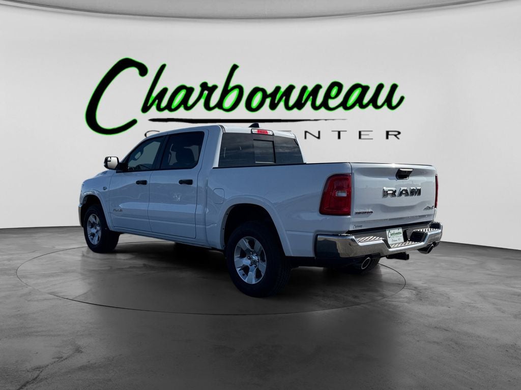 New 2026 Bright White Clear-Coat Exterior Paint RAM RAM 1500 BIG HORN CREW CAB 4X4 5
