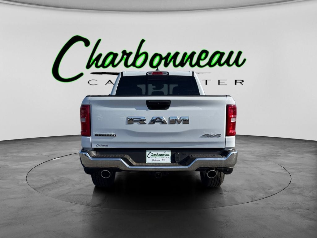 New 2026 Bright White Clear-Coat Exterior Paint RAM RAM 1500 BIG HORN CREW CAB 4X4 5