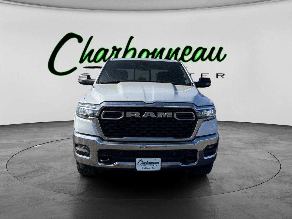 New 2026 Bright White Clear-Coat Exterior Paint RAM RAM 1500 BIG HORN CREW CAB 4X4 5