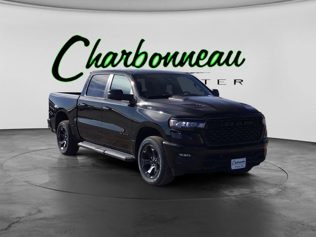 New 2026 Diamond Black Crystal Pearl-Coat Exterior Paint RAM RAM 1500 EXPRESS CREW CAB 4X4 5