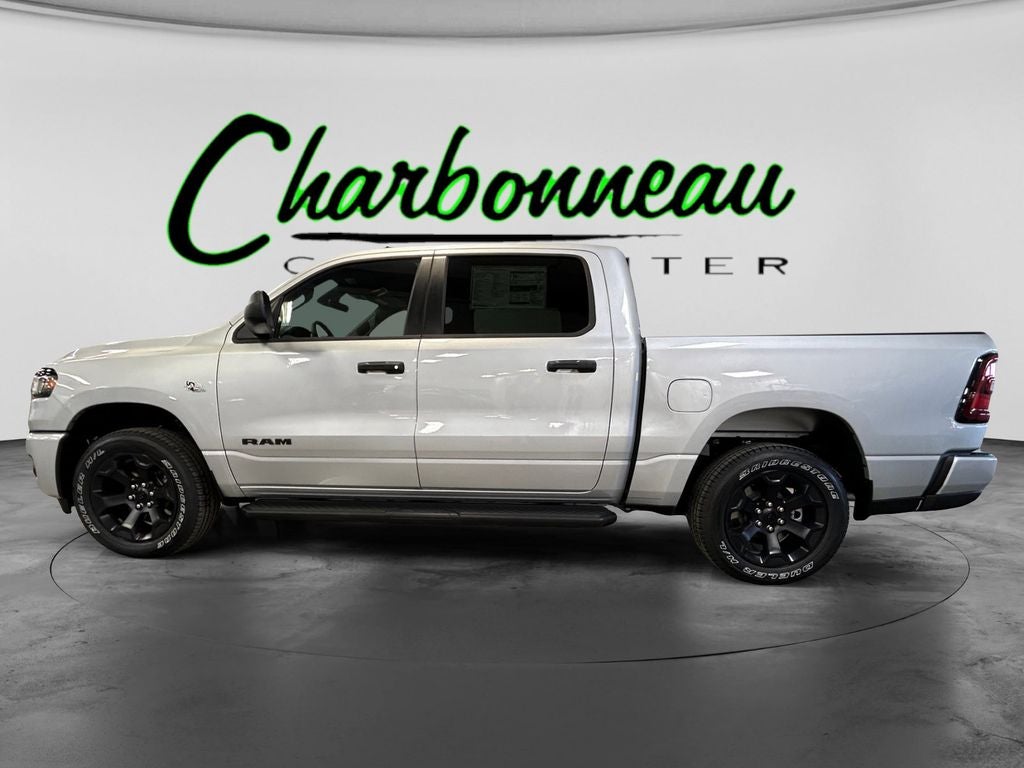 New 2026 Silver Zynith Exterior Paint RAM RAM 1500 EXPRESS CREW CAB 4X4 5